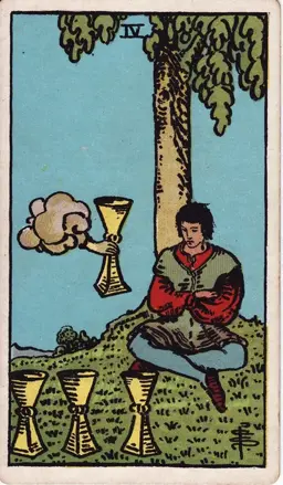 Four of Cups tarot card
