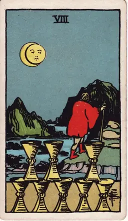 Eight of Cups tarot card