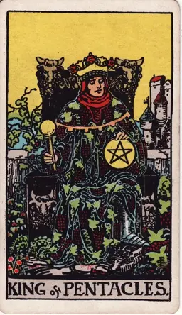 King of Pentacles tarot card
